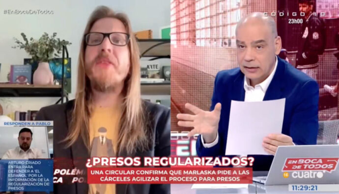 Pablo Fernández y Nacho Abad en 'En boca de todos'