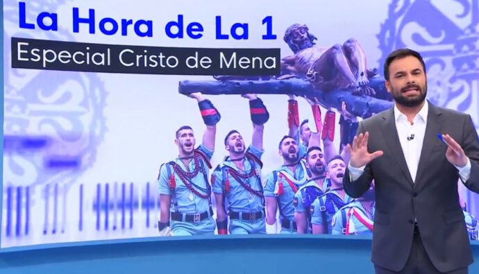 Álex Barreiro en 'La Hora de La 1'.