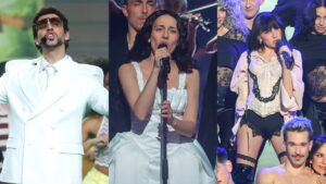 Agoney, Melani y Angy en 'Tu cara me suena 13'.