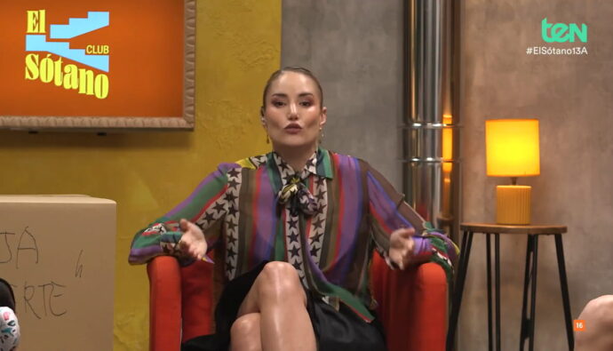 Alba Carrillo en 'El sótano club'.