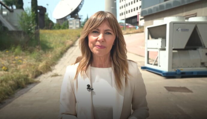 Alejandra Herranz en el 'Telediario'