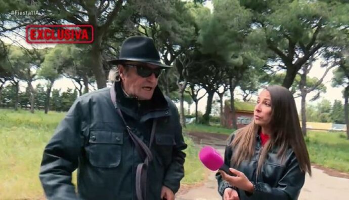 Amador Mohedano pierde los papeles con una reportera de 'Fiesta'.