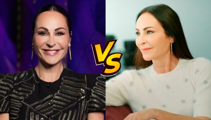 Ana Milán en 'Mask singer' y Ana Milán en 'Ex. La vida después'.