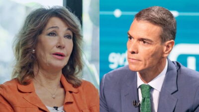 Ana Rosa Quintana y Pedro Sánchez.