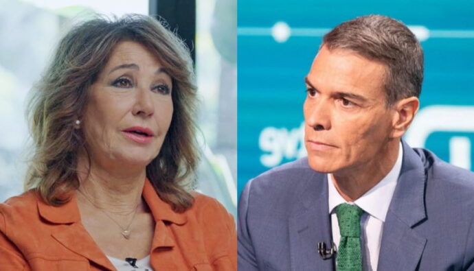 Ana Rosa Quintana y Pedro Sánchez.