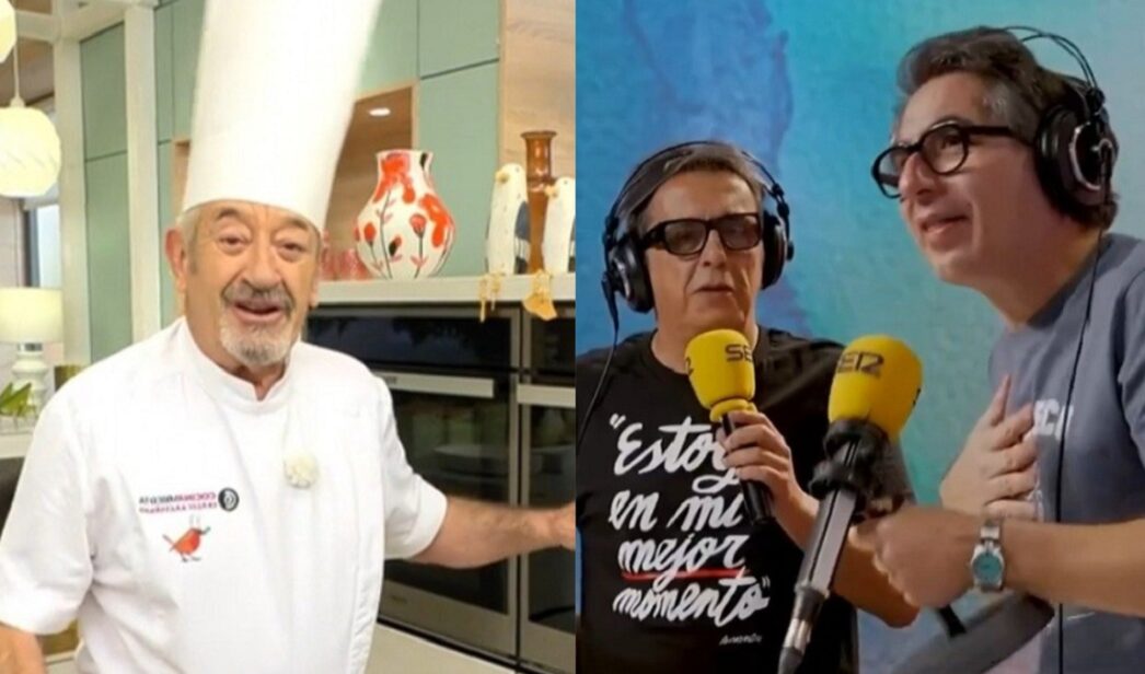 Karlos Arguiñano, Berto Romero y Andreu Buenafuente-