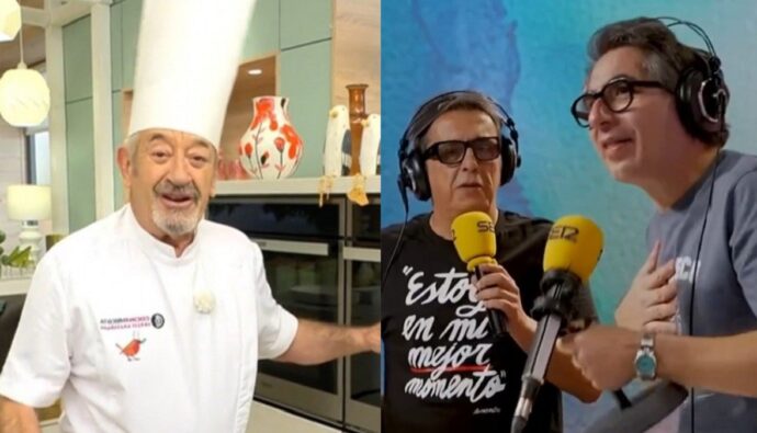 Karlos Arguiñano, Berto Romero y Andreu Buenafuente-