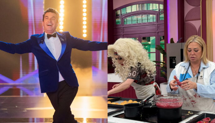 Arturo Valls/ Samantha Ballantines y Belén Esteban