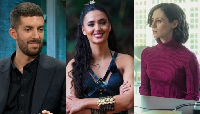 David Broncano, María Lamela y Elena Rivera