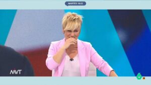 El ataque de risa de Cristina Pardo en 'Más Vale Tarde'.