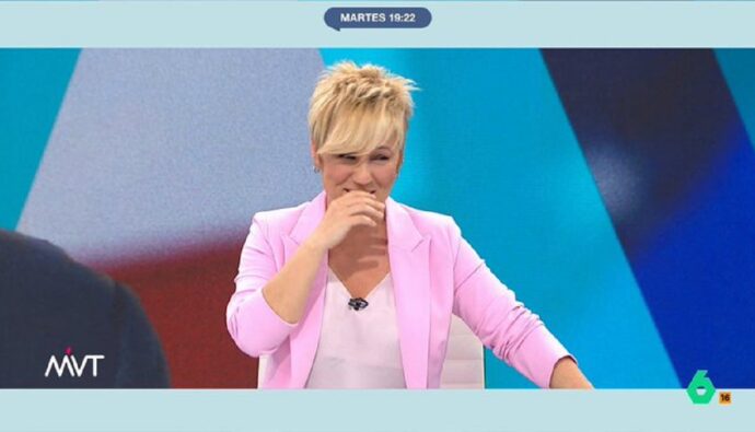 El ataque de risa de Cristina Pardo en 'Más Vale Tarde'.