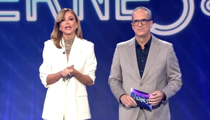 Beatriz Archidona y Santi Acosta en 'De Viernes'.