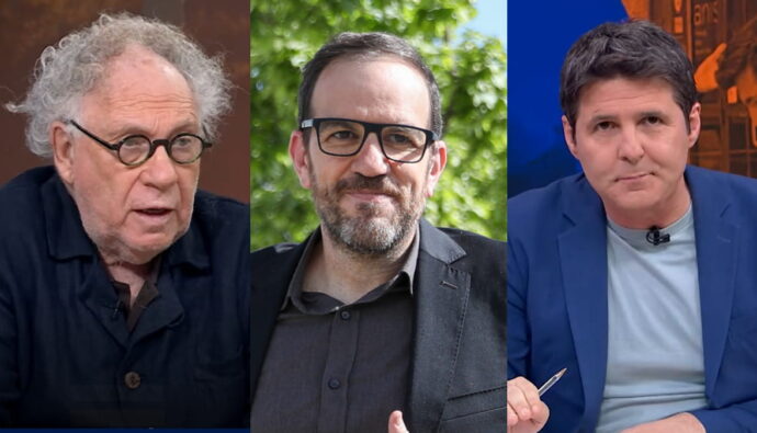 Ernesto Ekaizer, César González Antón y Jesús Cintora