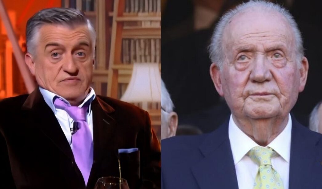 El Gran Wyoming y Juan Carlos I.