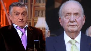 El Gran Wyoming y Juan Carlos I.