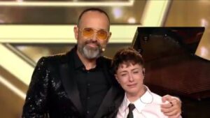 Risto Mejide y Lydia Sánchez en 'Got Talent'.