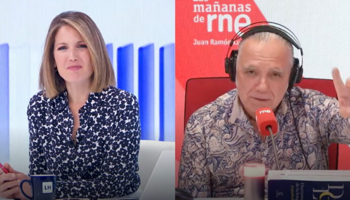 Silvia Intxaurrondo y Juanra Lucas