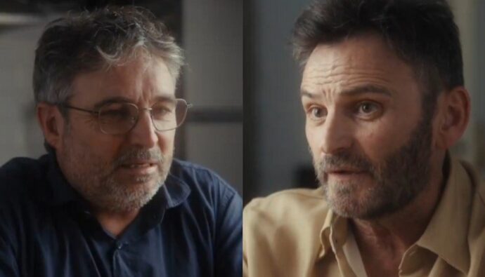 Jordi Évole con Fernando Tejero en 'Lo de Évole'.