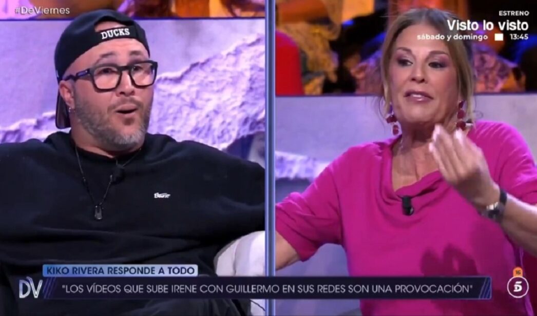 Kiko Rivera y Ángela Portero en '¡De viernes!'.