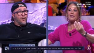 Kiko Rivera y Ángela Portero en '¡De viernes!'.