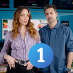 María Hervás y Hugo Silva, protagonistas de 'Rojo sobre blanco'.