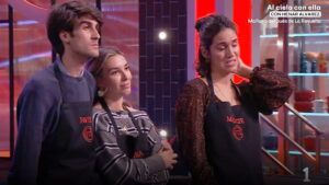 Javier, Paloma y Maggie en 'MasterChef 14'.