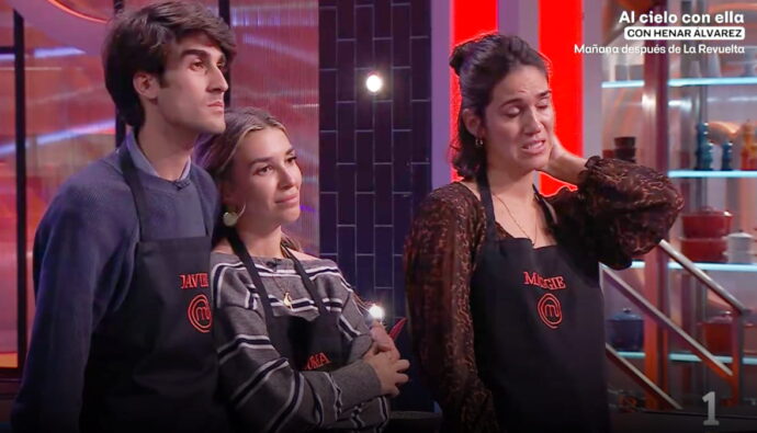 Javier, Paloma y Maggie en 'MasterChef 14'.