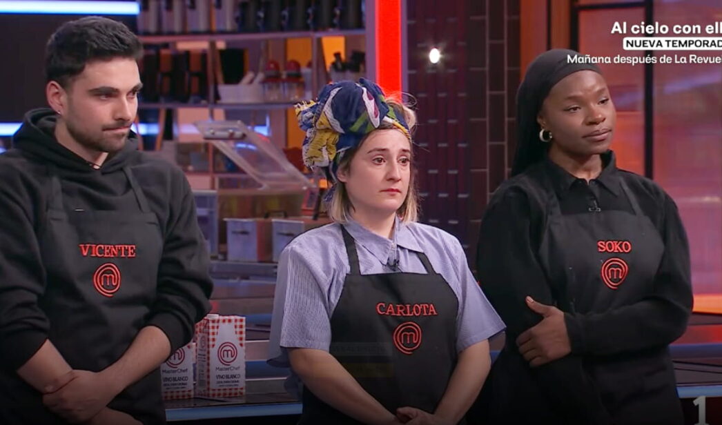 Vicente, Carlota y Soko en 'MasterChef'