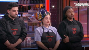 Vicente, Carlota y Soko en 'MasterChef'