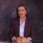 Pepa Bueno en el Telediario 2 de TVE.