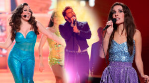 J Kbello, María Parrado y Paula Koops en la gala 2 de 'Tu cara me suena 13'