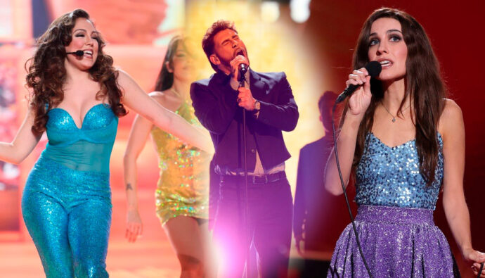 J Kbello, María Parrado y Paula Koops en la gala 2 de 'Tu cara me suena 13'