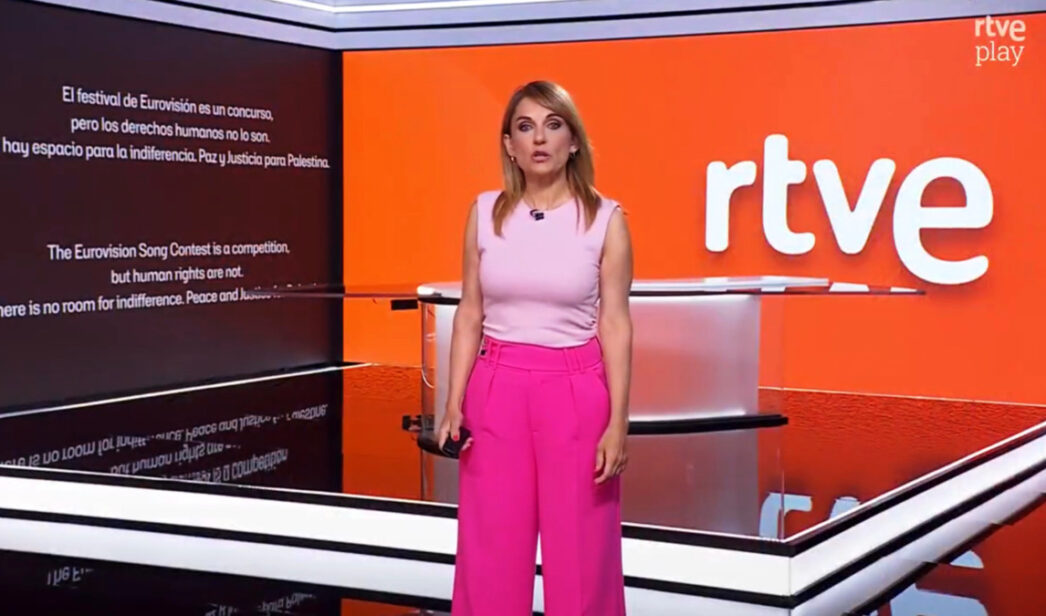 Lourdes Maldonado en el 'Telediario' de La 1 de TVE