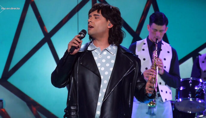 J Kbello imita a Sergio Dalma en la gala 5 de 'Tu cara me suena 13'