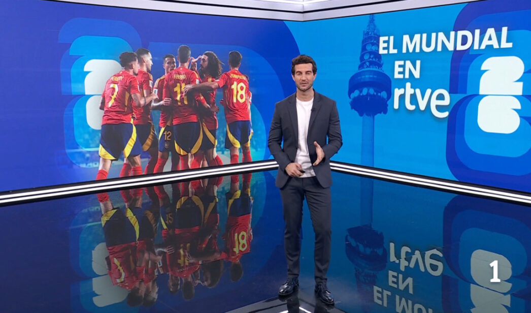 Nico de Vicente, en 'Deportes' de La 1 de RTVE