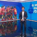 Nico de Vicente, en 'Deportes' de La 1 de RTVE