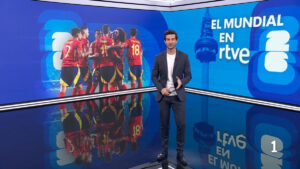 Nico de Vicente, en 'Deportes' de La 1 de RTVE