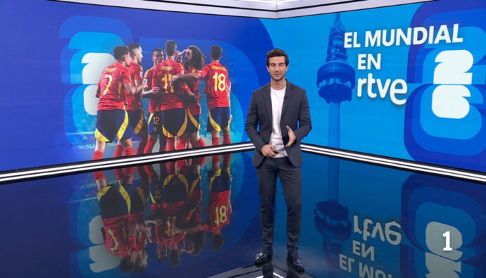 Nico de Vicente, en 'Deportes' de La 1 de RTVE
