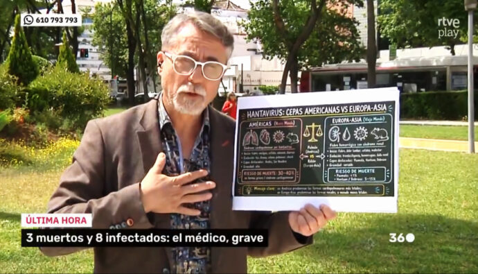 Alfredo Corell, inmunólogo, interviene en TVE