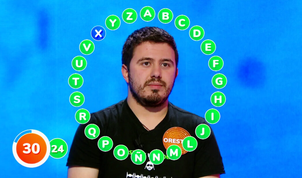 Orestes Barbero en 'Pasapalabra'