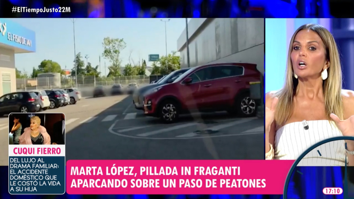 Marta López en 'El tiempo justo'