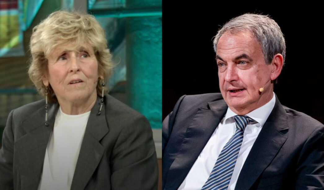Mercedes Milá y José Luis Rodríguez Zapatero