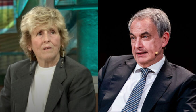 Mercedes Milá y José Luis Rodríguez Zapatero