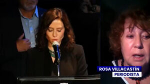 La periodista Rosa Villacastín en 'Malas Lenguas Noche' e Isabel Díaz Ayuso