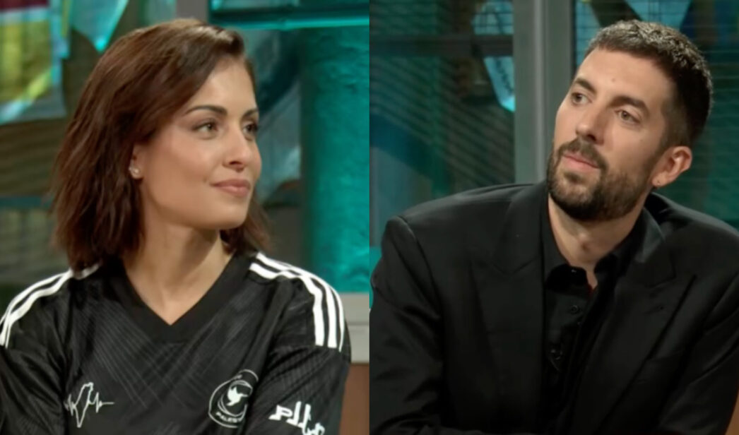 Hiba Abouk y David Broncano
