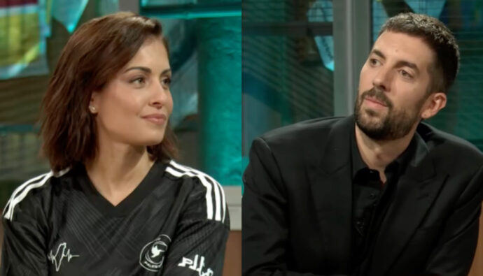 Hiba Abouk y David Broncano