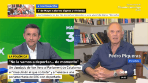 Pedro Piqueras y Javier Ruiz en 'Mañaneros 360'