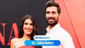 Jaime Astrain y Lidia Torrent, en la premiere de 'Berlín y la dama del armiño' en Sevilla