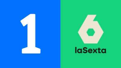 Logos de La 1 de TVE y La Sexta