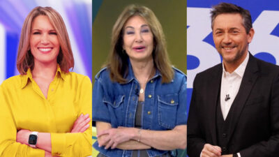 Silvia Intxaurrondo, Ana Rosa Quintana y Javier Ruiz